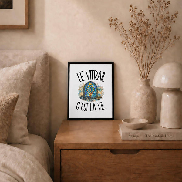 Poster Le vitrail c'est la vie