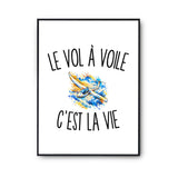 Poster Le Vol À Voile c’est la vie
