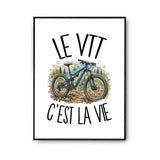 Poster Le VTT c'est la vie