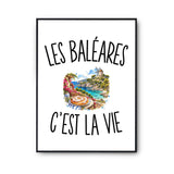 Poster Les Baléares c’est la vie