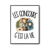Poster Les concours c'est la vie