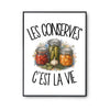 Poster Les conserves c'est la vie