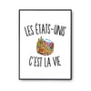 Poster Les États-Unis c’est la vie