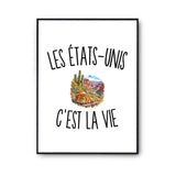 Poster Les États-Unis c’est la vie