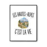 Poster Les Hautes-Alpes c’est la vie