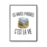 Poster Les Hautes-Pyrénées c’est la vie