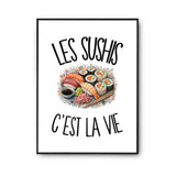Poster Les sushis c'est la vie