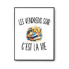 Poster Les Vendredis Soir c’est la vie
