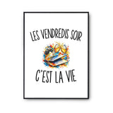Poster Les Vendredis Soir c’est la vie