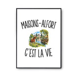 Poster Maisons-Alfort c’est la vie
