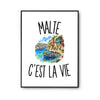 Poster Malte c’est la vie