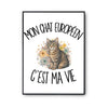 Poster Mon Chat Européen c'est ma vie