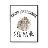 Poster Mon Chien-Loup Tchécoslovaque c'est ma vie