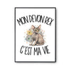Poster Mon Devon Rex c'est ma vie