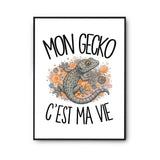 Poster Mon gecko c'est ma vie