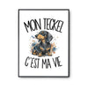 Poster Mon Teckel c'est ma vie