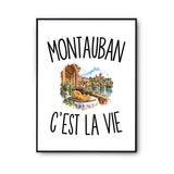 Poster Montauban c’est la vie