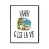 Poster Tahiti c’est la vie