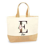 Sac Jute Fête des Mères Fêtes des Pères Mamie Papi Famille Idée Cadeau anniversaire Noël Travail Boulot Métier Départ Retraite Collègue Femme Homme