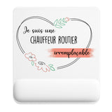 Tapis de souris ergonomique avec repose-poignet, accessoire bureau pour femme et homme, fête des pères, cadeau pas cher, idée cadeau fête des mères, secret santa, départ à la retraite, télétravail et gaming