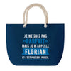 Sac de plage Bleu anse corde Florian Parfait