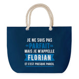 Sac de plage Bleu anse corde Florian Parfait