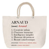 Sac Fête des Mères Mamie Famille Idée Cadeau anniversaire Noël Travail Boulot Métier Départ Retraite Collègue Femme cabas shopping plage