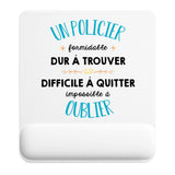 Tapis de souris ergonomique avec repose-poignet, accessoire bureau pour femme et homme, fête des pères, cadeau pas cher, idée cadeau fête des mères, secret santa, départ à la retraite, télétravail et gaming