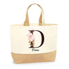 Sac Jute Fête des Mères Fêtes des Pères Mamie Papi Famille Idée Cadeau anniversaire Noël Travail Boulot Métier Départ Retraite Collègue Femme Homme