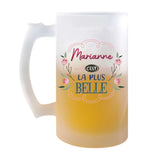Chope de bière personnalisé, idée cadeau pour maman, femme ou collègue. Parfait pour Noël, anniversaire, fête des mères ou Secret Santa.