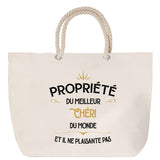 Sac Fête des Pères Papi Famille Idée Cadeau anniversaire Noël Travail Boulot Métier Départ Retraite Collègue Homme cabas shopping plage