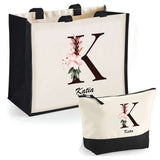 Cabas femme sac plage ou shopping tote bag pochette trousse Idée cadeau original pour anniversaire Noël travail départ retraite collègue famille fete des mères maman mamie