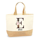 Sac Jute Fête des Mères Fêtes des Pères Mamie Papi Famille Idée Cadeau anniversaire Noël Travail Boulot Métier Départ Retraite Collègue Femme Homme