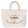 Sac Fête des Mères Mamie Famille Idée Cadeau anniversaire Noël Travail Boulot Métier Départ Retraite Collègue Femme cabas shopping plage