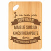 Planche bambou gravée personnalisée homme idée cadeau Fête des Pères apéro 30×20 prénom cuisine plateau fromage anniversaire noel papa papi 