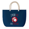 Sac de plage Bleu anse corde J'peux Pas Floorball
