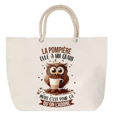 Sac Fête des Mères Mamie Famille Idée Cadeau anniversaire Noël Travail Boulot Métier Départ Retraite Collègue Femme cabas shopping plage