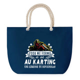 Sac de plage Bleu anse corde Karting Légende Humour Geek