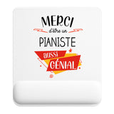Tapis de souris ergonomique avec repose-poignet, accessoire bureau pour femme et homme, fête des pères, cadeau pas cher, idée cadeau fête des mères, secret santa, départ à la retraite, télétravail et gaming