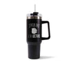 Mug isotherme Noir Lecture J'peux pas