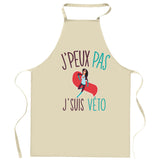 Cadeau Cuisinier cuisinière mère maman papa père mamie papi Vêtement Blouse de protection Barbecue Jardinage Tablier de Travail Tâches ménagères 