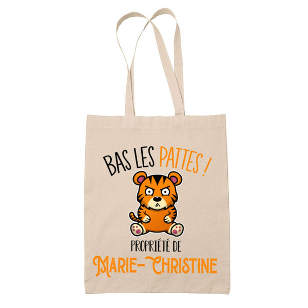 Sac tote bag réutilisable coton shopping Fête des Mères Mamie Famille Idée Cadeau anniversaire Noël Travail Boulot Métier Départ Retraite Collègue Femme