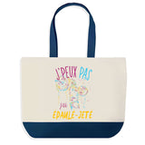 Sac de shopping bleu J'peux pas Épaulé Jeté Haltérophilie