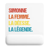 Tapis de souris ergonomique avec repose-poignet, accessoire bureau pour femme et homme, fête des pères, cadeau pas cher, idée cadeau fête des mères, secret santa, départ à la retraite, télétravail et gaming