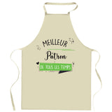 Cadeau Cuisinier cuisinière mère maman papa père mamie papi Vêtement Blouse de protection Barbecue Jardinage Tablier de Travail Tâches ménagères 