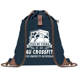 sac a dos bleu coton recycle avec pochette idee cadeau originale pour collegue ami prof ou membre de la famille cadeau mixte noel anniversaire secret santa ou depart au travail sac leger pratique et ecologique design breton moderne