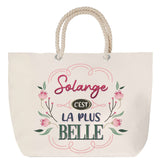 Sac Fête des Mères Mamie Famille Idée Cadeau anniversaire Noël Travail Boulot Métier Départ Retraite Collègue Femme cabas shopping plage