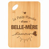Planche bambou gravée personnalisée femme idée cadeau Fête des Mères apéro 30×20 prénom cuisine plateau fromage anniversaire noel maman mamie
