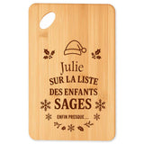 Planche à découper cadeau Noël famille amis papa maman mamie papi, idée cadeau apéro et cuisine, Secret Santa
