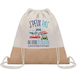 Sac Fête des Mères Mamie Cadeau anniversaire Noël Travail Métier Départ Retraite Collègue Femme Homme Fête des Pères Papa Maman Papi cabas shopping plage
